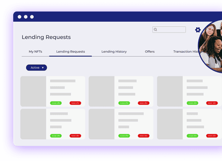 Marketplace website graphical representation
